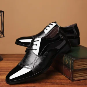 Men’s Formal Black Lace Up Dress Shoes Business Dress Shoes