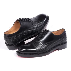 Men’s Formal Genuine Leather Oxford Lace-Up Shoes Classic Comfort Office Career Winter Wedding Business Use