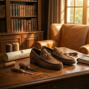 Men’s Formal Penny Loafer Shoes Business Casual Slip-On Comfort Soft Autumn Breathable Round-Toe