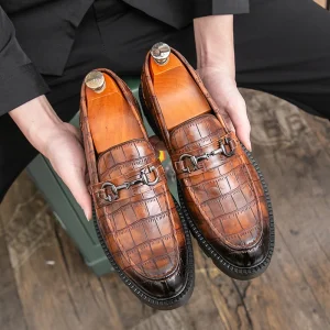 Men’s Formal Shoes Breathable Oxford Outsole PU Insole All-Match New Slip-On Casual Dress Shoes Winter Summer Spring