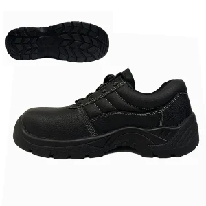 Men’s Genuine Leather Anti Slip Breathable Steel Toe Safety Shoes for Winter Construction Industry Work Boots