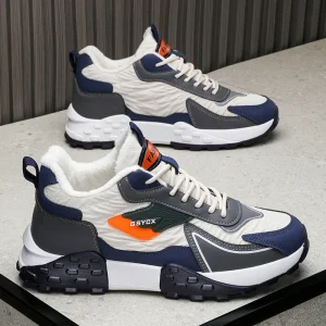 Men’s Genuine Leather Breathable Outdoor Basketball Shoes Multifunctional Versatile Sports Shoes