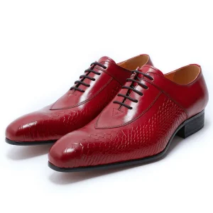 Men’s Genuine Leather Business Casual Oxford Shoes Men’s Formal Wedding Banquet Shoes Comfortable Wear-resistant Low Cut
