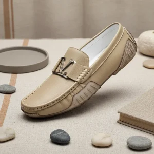 Men’s Genuine Leather Casual British Moccasins Large Size 37-48
