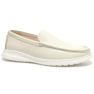 Men’s Genuine Leather Casual Loafers Black Classic Slip On Arch Shoes