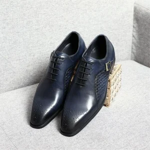 Men’s Genuine Leather Dress Shoes Modern Italian Leather Oxfords Office Wear