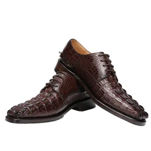 Men’s Genuine Leather Handmade Dress Oxfords Casual Wedding Party Shoes