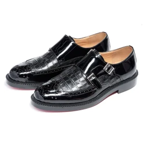 Men’s Genuine Leather Handmade Formal Lace-Up Oxford Shoes for Business Banquet