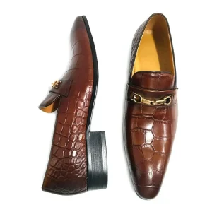 Men’s Genuine Leather Loafers High Grade Handmade Casual Formal Office Wedding Business Leather Shoes Factory Price