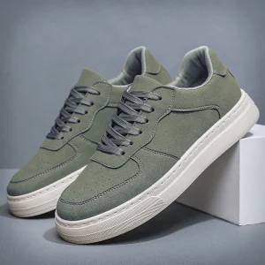 Men’s Genuine Leather Mesh Sneakers Designer American Cup Shoes Casual Sporty for Summer EVA for Outdoor Walking