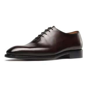 Men’s Genuine Leather Oxford Shoes Top Grade Leather Business Formal Shoes Lace-up Casual Derby Embroidered Spring