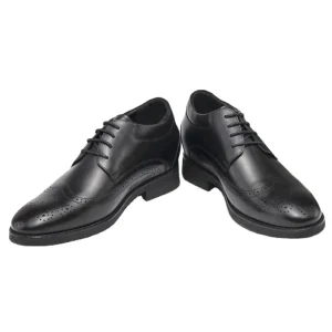 Men’s Genuine Leather Rubber Outsole Dress Shoes Summer/Winter 7cm Height Increasing Breathable