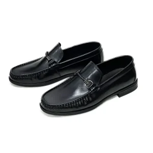 Men’s Genuine Leather Wedding Dress Shoes TAIJIHUO Rubber Outsole Slip-On Closure Office Career Spring Summer Made