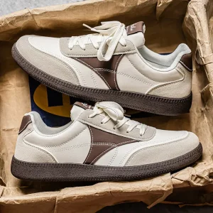 Men’s German Training Shoes Autumn Trendy Versatile Low-Top Casual Shoes Non-Slip Soft Sole Sports Sneakers