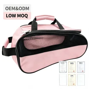 Men’s Golf Shoe Storage Bag Water Resistant Breathable Mesh Vents Lightweight Drawstring Closure Durable Reusable
