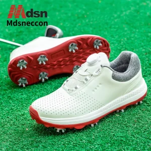 Men’s Golf Shoes EVA Midsole Cotton Lining Rubber Outsole Spiked Large Size 40 47