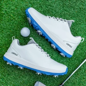 Men’s Golf Shoes Spiked Sports Casual Model 520 with Nails Rubber Outsole Factory