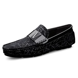 Men’s Handmade Leather Driving Moccasins Slip-on Loafers