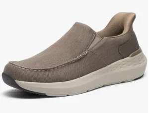 Men’s Hands Free Slip on Loafers Casual Sneakers Canvas Walking Shoes