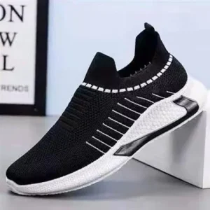 Men’s Height Increasing Casual Shoes Lightweight Breathable Slip On Running Shoes