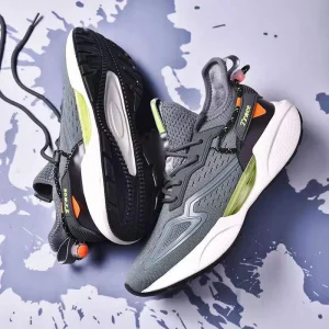 Men’s Height Increasing Fashion Trend Popcorn Running Shoes Breathable Mesh Surface Sports Casual