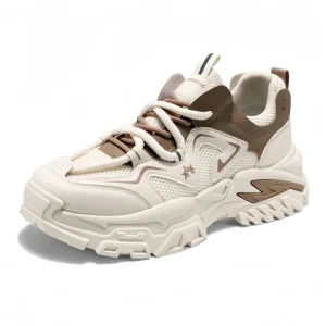 Men’s Height Increasing Sneakers Breathable Mesh Upper Comfortable Versatile Stylish Shoes