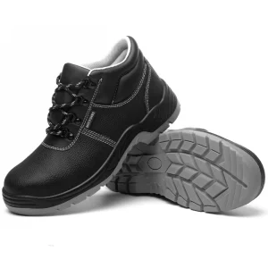 Men’s High Cut Steel Toe Winter Work Safety Shoes Factory Anti-Smash Anti-Puncture Waterproof Oil-Resistant