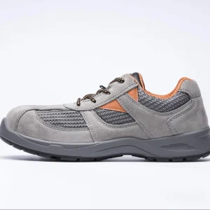 Men’s High Quality Anti Puncture Suede Leather Work Safety Shoes with Steel Toe Embossed Logo Winter Features