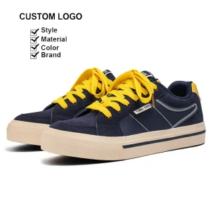 Men’s High Quality Canvas Sneakers Breathable Lightweight Flat Casual Shoes for Spring Autumn Winter Fashion Trend