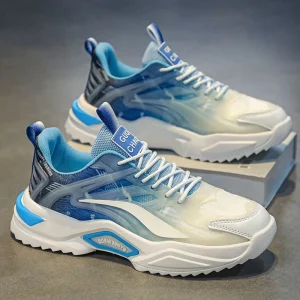 Men’s High Quality White Walking Shoes Light Weight Leather Upper Breathable and Comfortable with Anti Slip Feature