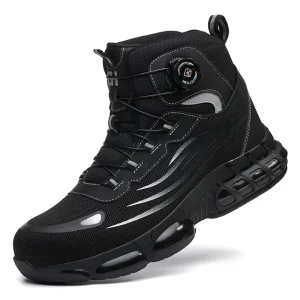 Men’s Industrial Work Safety Footwear Breathable Anti Smash Steel Toe Construction Boots Winter Summer Sports Labor Safety Shoes