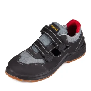 Men’s Industrial Work Shoes Breathable Dual Density PU CE Standard Steel Plate Anti Smash Steel Toe Safety Shoes