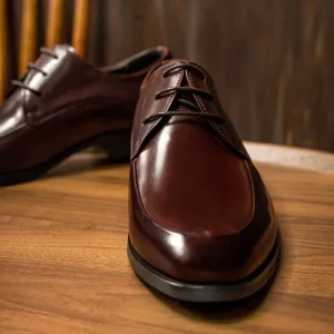Men’s Korean-style Business Formal Derby Shoes Pointed Toe Lace-up Breathable Durable All Seasons Wedding Shoes Gentleman Trendy