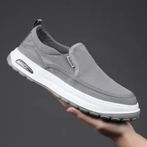 Men’s Lace up Loafers Suede Upper Rubber Outsole Breathable Lightweight Anti Odor Casual Driving Shoes