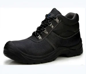 Men’s Lace-up Low Cut Anti-Slip Safety Shoes with Metal Toe for Construction Industrial Work Workers in Hazardous Environments