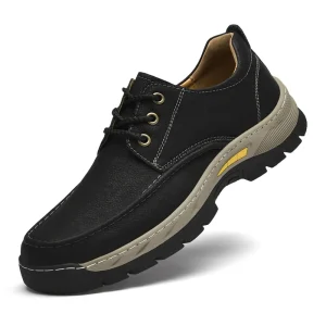 Men’s Leather Breathable Business Casual Shoes Soft-soled Comfortable High-quality Leather Shoes