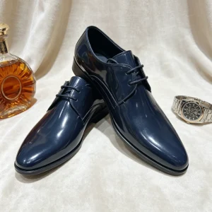 Men’s Leather Dress Shoes Genuine Leather Dress Shoes Lace-up Shoes for Formal Business Work Weddings