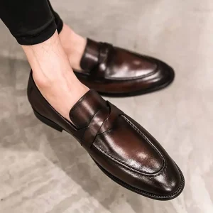 Men’s Leather Driving Shoes Size 38-48 U.S. 14 Men’s Dress Shoes