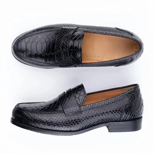 Men’s Leather Loafers Genuine Leather Casual Formal Wedding Party Slip-On Round Toe Dress Shoes Zapatos De Hombre