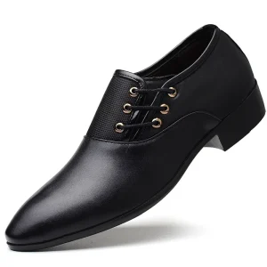 Men’s Leather Shoes Business Dress Shoes Extra Large Size Casual Shoes