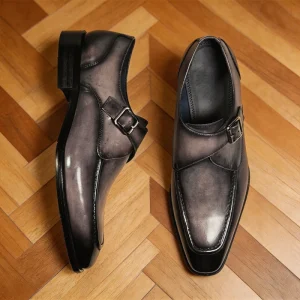 Men’s Leather Shoes Comfortable Slip On Loafers Stylish Design