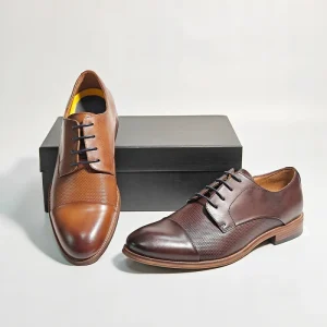 Men’s Leather Shoes Cowhide Party Wear Office Classic Dress Shoes Oxfords Custom Shoes