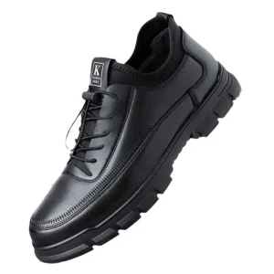Men’s Leather Shoes New Breathable Light Business Casual PU Leather Men’s Shoes Custom