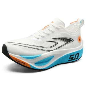 Men’s Light Elastic Running Shoes Trendy Summer Spring Autumn Fashion Latest Design for Outdoor Sports Versatile City Sneakers