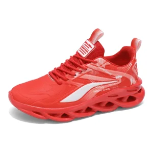 Men’s Lightweight Breathable Mesh Sports Shoes Soft Lace-Up Design Spring Summer New EVA Sole Fashionable Style Walking Shoes