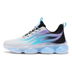 Men’s Lightweight Breathable Mesh Sports Shoes with PVC Sole Soft Lace Up Spring Summer Running Walking Sporty Fashionable Style