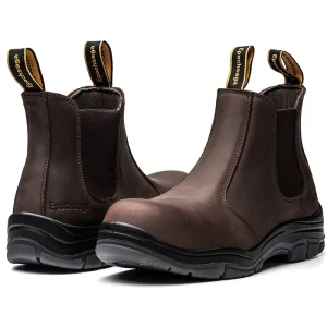 Men’s Lightweight Jogger Steel Toe Comfort Safety Work Boots TPU Outsole Slip Resistant Industrial Factory Environments