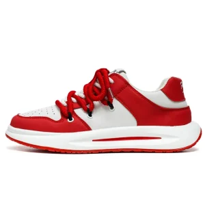 Men’s Lightweight Leather Casual Shoes Breathable Comfortable Sports Running Shoes Mesh Versatile Trendy Winter