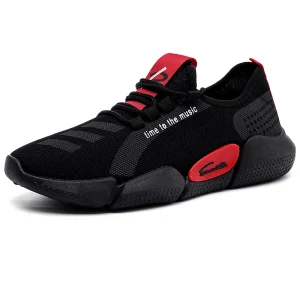 Men’s Lightweight Loafers Non Slip Soft Breathable Mesh Summer Running Shoes with Slip On Feature and Cushioning