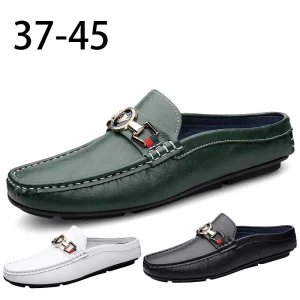 Men’s Loafers Slip-on Casual Shoes Rubber Outsole Breathable Non-Slip Summer Trendy